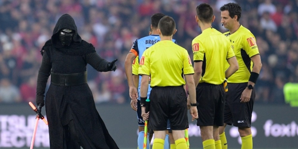 La Primera División de Australia fue invadida por los personajes de Star Wars