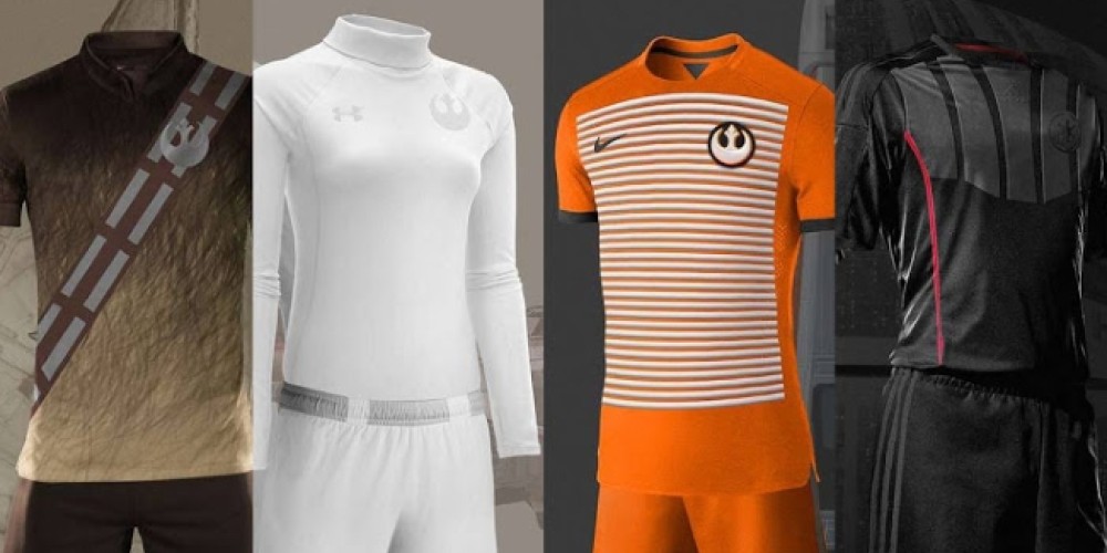 Star Wars y el fútbol; los personajes reflejados en camisetas