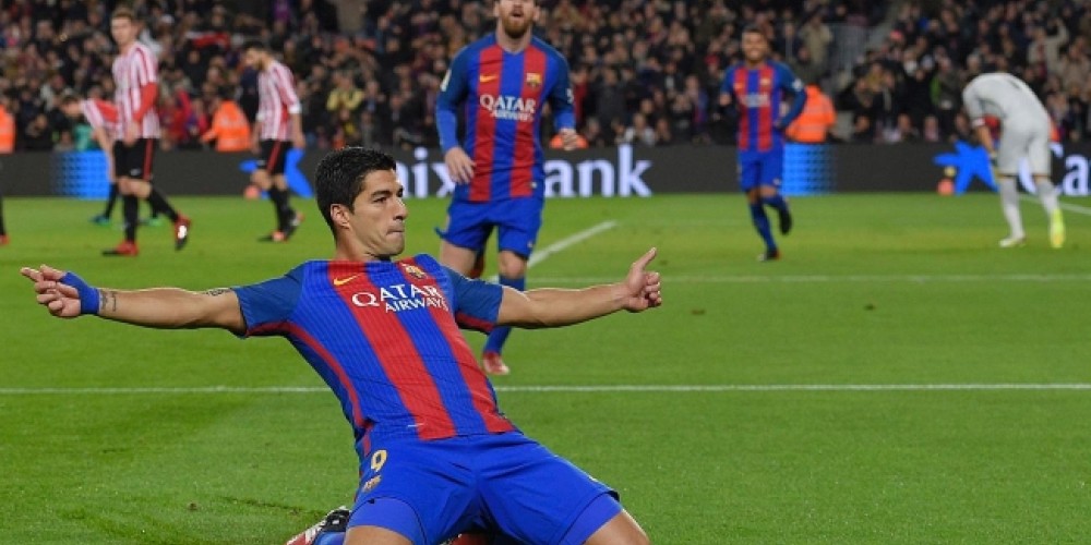 Luis Suárez será la portada del PES 2018