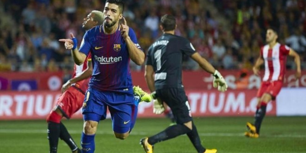 Su&aacute;rez sum&oacute; 100 partidos con el FC Barcelona y est&aacute; a cuatro goles de entrar en el Top 10 de goleadores hist&oacute;ricos