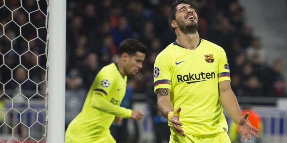 El r&eacute;cord negativo al que lleg&oacute; Su&aacute;rez tras la ida de los Octavos de Final de la Champions League