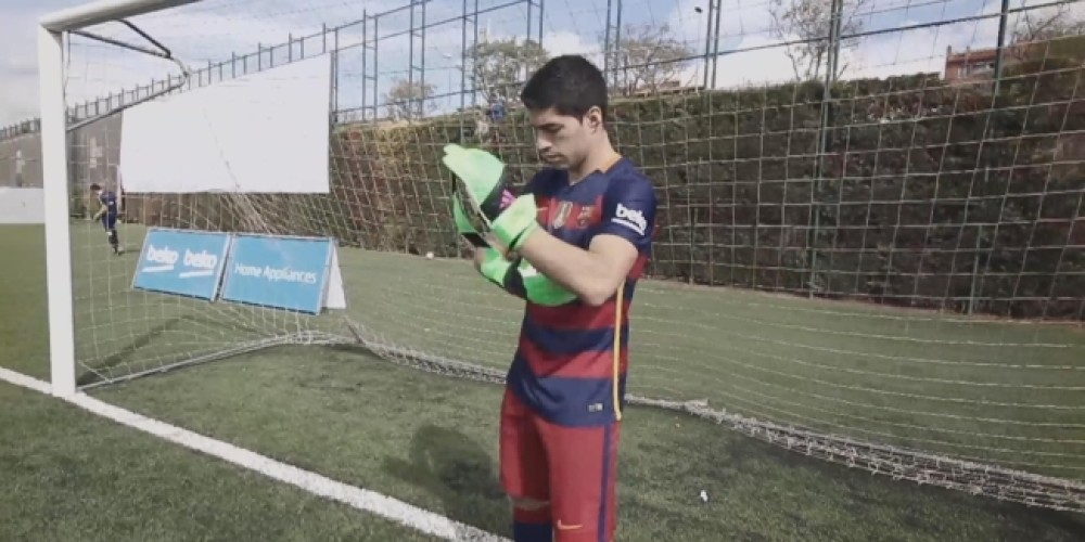 Suárez es arquero en la nueva activación de Beko con el Barcelona
