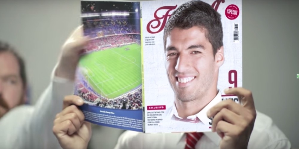 Luis Suárez protagoniza un divertido comercial junto a sus dobles