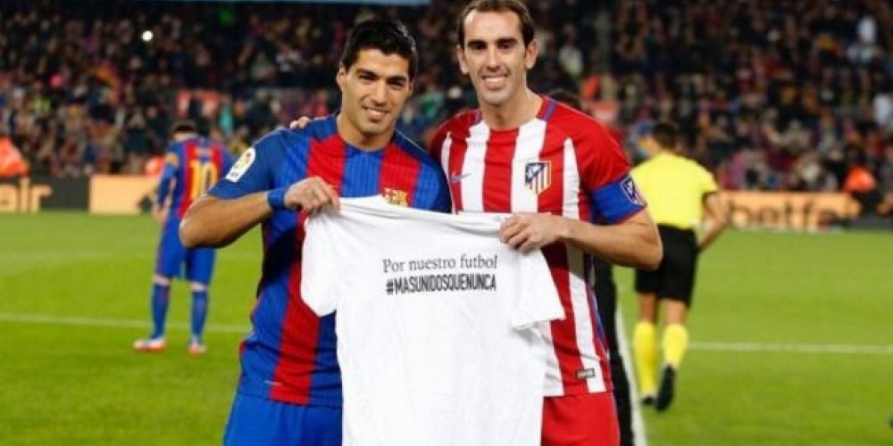 La iniciativa que juntó a Suárez y Godín en la semifinal de la Copa del Rey
