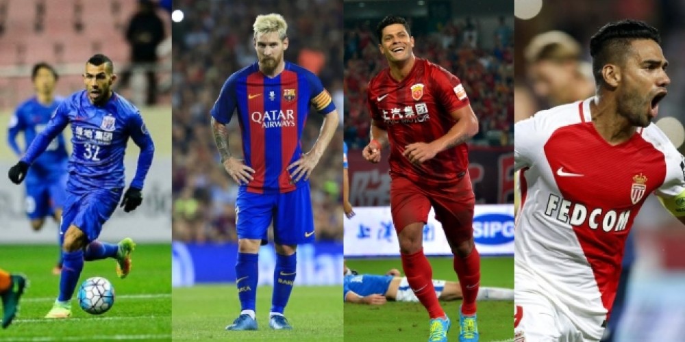 Estos son los 10 futbolistas sudamericanos mejor pagos del mundo