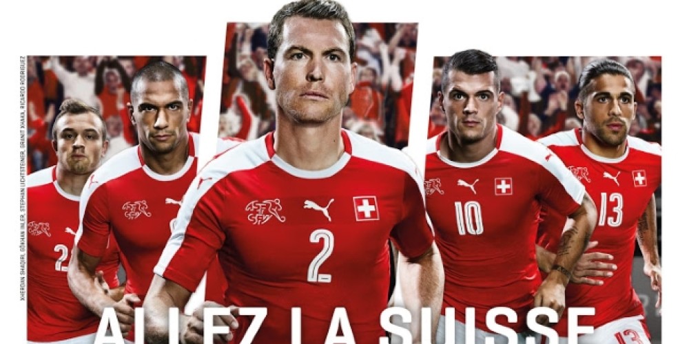Puma presentó las camisetas de Suiza, República Checa, Austria y Eslovaquia
