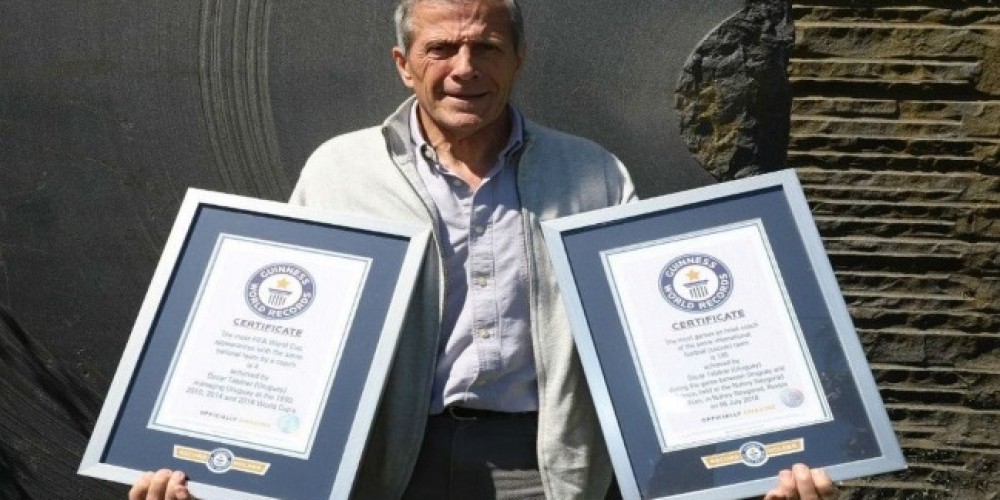 El &ldquo;Maestro&rdquo; Tab&aacute;rez obtuvo dos distinciones de Record Guinness