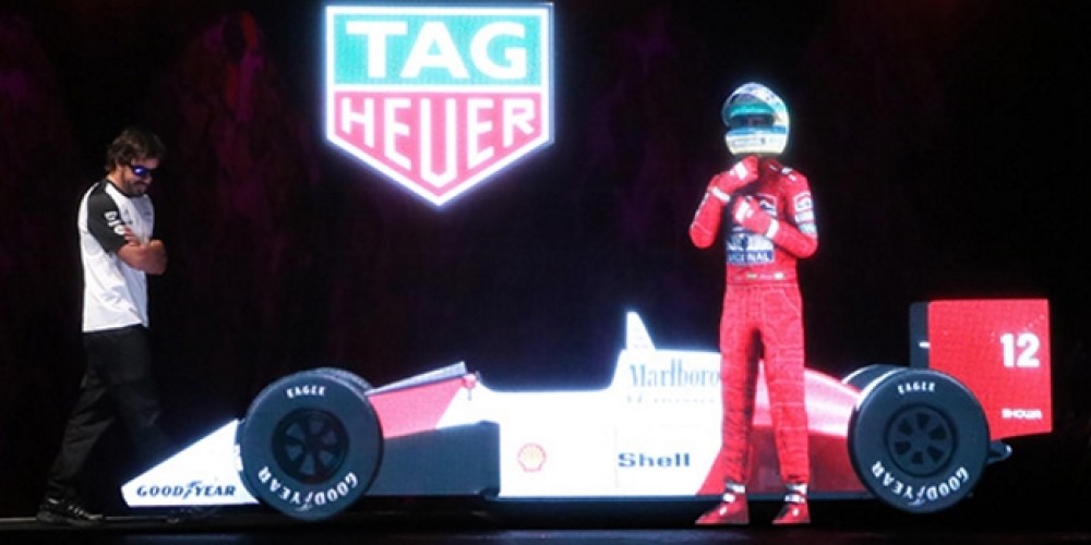TAG Heuer &ldquo;revivi&oacute;&rdquo; a Ayrton Senna a trav&eacute;s de un holograma