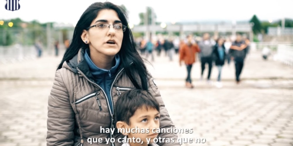 La campa&ntilde;a en contra de la violencia que present&oacute; Talleres previo al cl&aacute;sico 