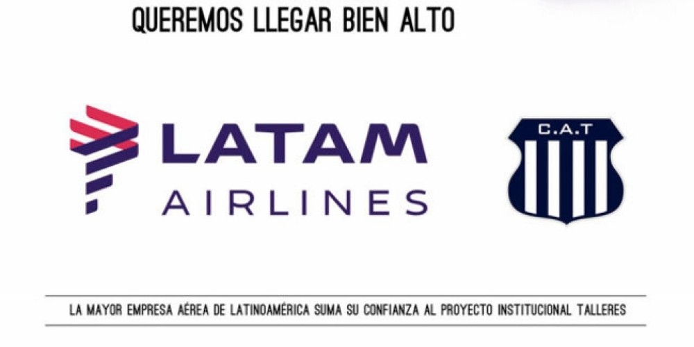 Talleres present&oacute; a LATAM Airlines como su nuevo patrocinador