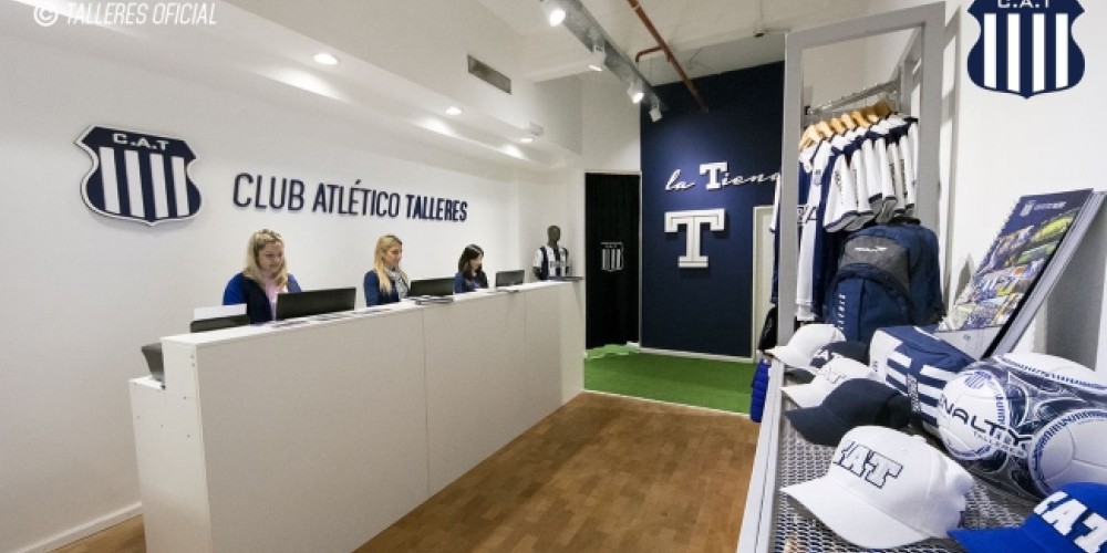 Talleres present&oacute; sus nuevas tiendas oficiales en dos puntos claves de la ciudad