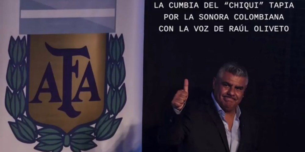 El nuevo presidente de la AFA ya tiene su propia cumbia