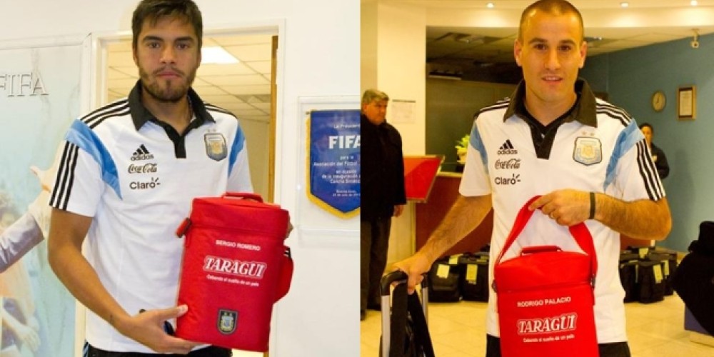 Taragüí despidió a la Selección con un set de mate para cada jugador