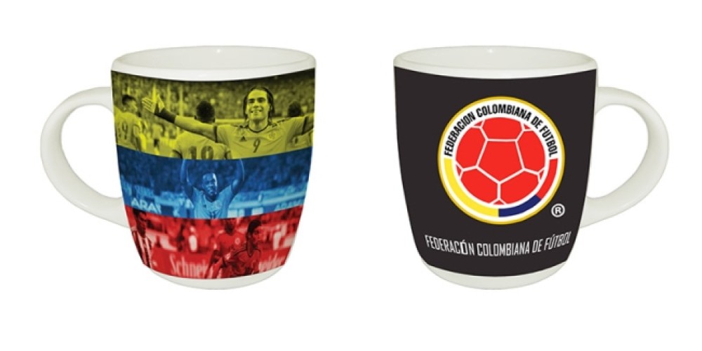 Vajillas Corona presentó las tazas de Colombia para el Mundial