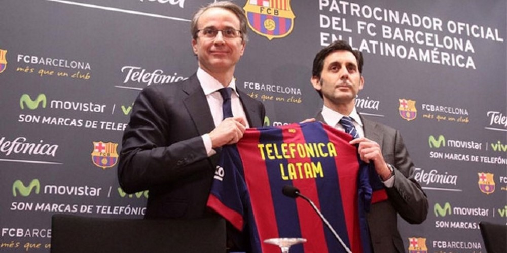 El contrato entre Barcelona y Telef&oacute;nica incluye un amistoso en Latinoam&eacute;rica