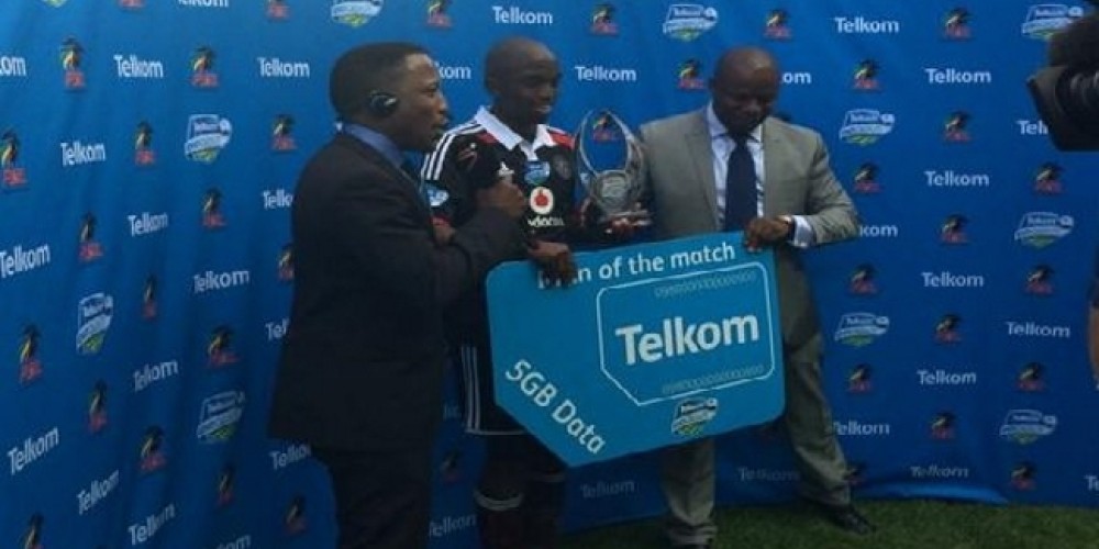 Liga de Sudáfrica: la marca que premia al jugador del partido con 5GB de internet
