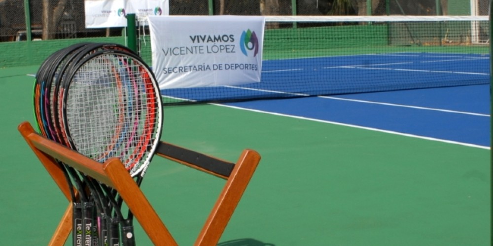 Se realizarán clínicas de tenis gratuitas en Vicente López