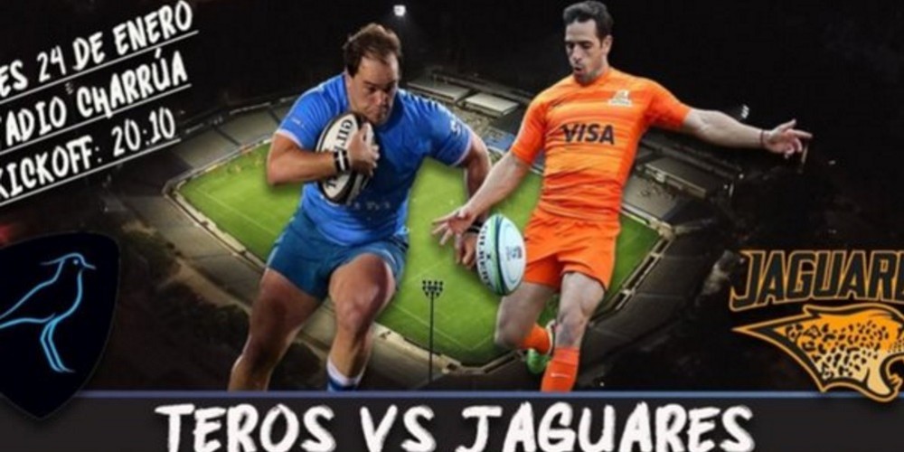Teros vs Jaguares, el primer partido nocturno de rugby en el estadio Charrúa