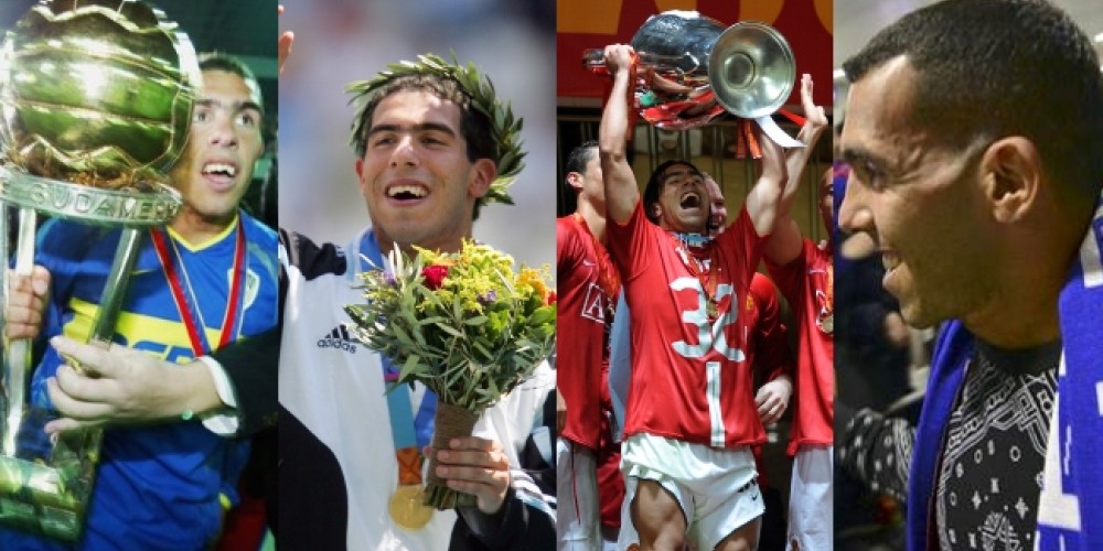 Carlos Tévez, campeón en todos los países en donde jugó y cerca de un nuevo récord