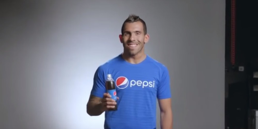 Una nueva publicidad para Tévez; esta vez de Pepsi