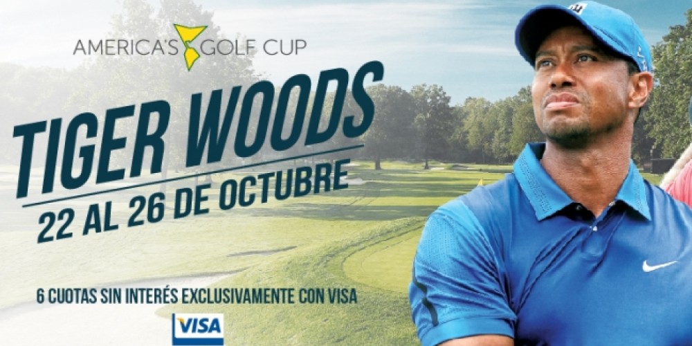 Ticketek pone en venta abonos promocionales para la visita de Tiger Woods