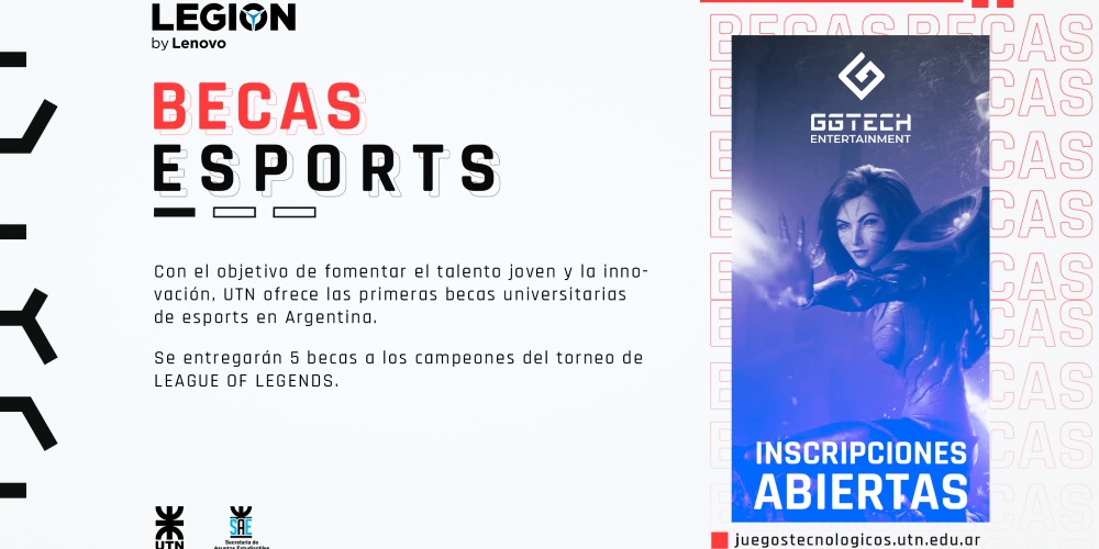 "Juegos Tecnol&oacute;gicos Esports": El primer torneo de esports universitario argentino que otorga becas a sus ganadores