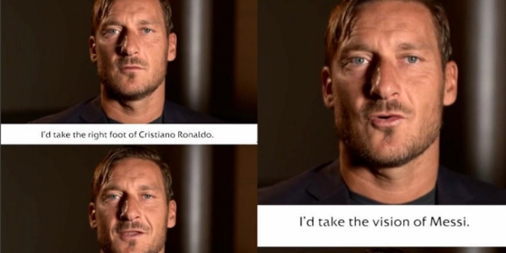 Francesco Totti reveló cómo sería el ‘jugador ideal’ con dos argentinos en la lista