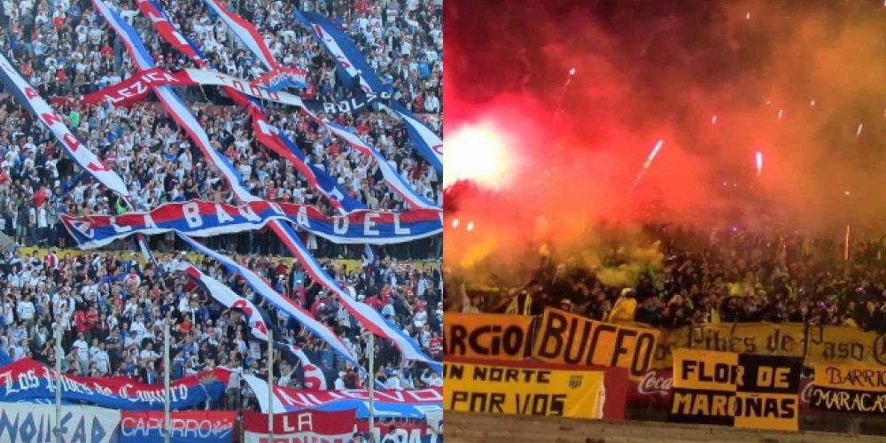 La AUF prohibió ingresar banderas en el clásico