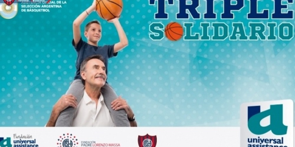 "Triple Solidario", la acci&oacute;n social de Universal Assistance y San Lorenzo