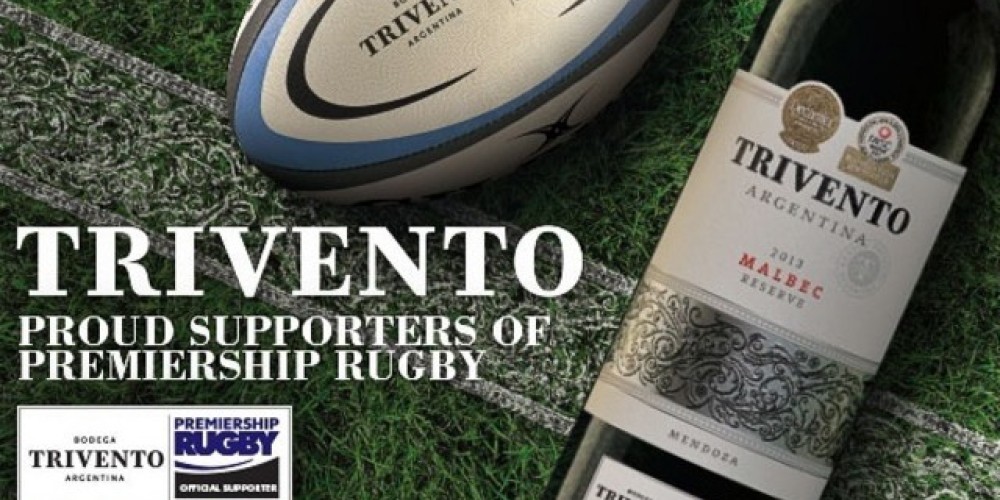 El vino argentino Trivento continuará auspiciando al rugby inglés