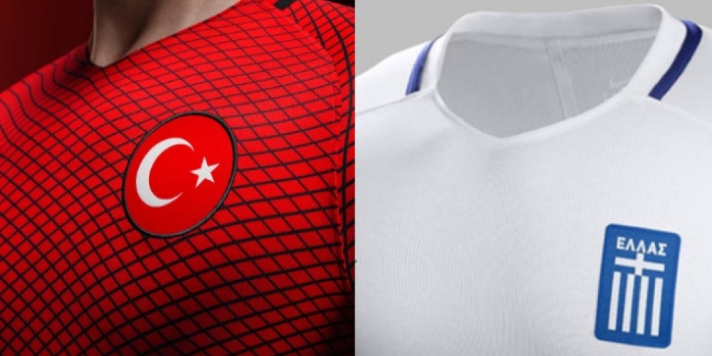 Nike presentó las nuevas camisetas de Turquía y Grecia