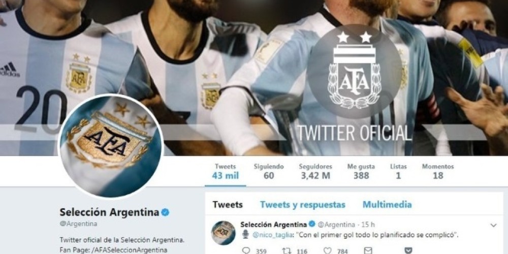 Argentina es el 5to país más Twittero de #Rusia2018