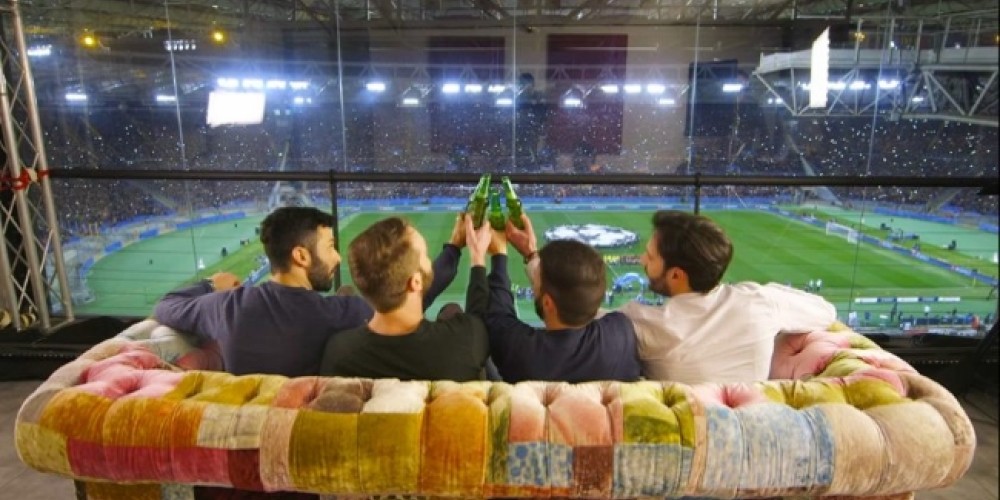 La UEFA habilita la venta de alcohol en los estadios durante sus torneos y Heineken festeja