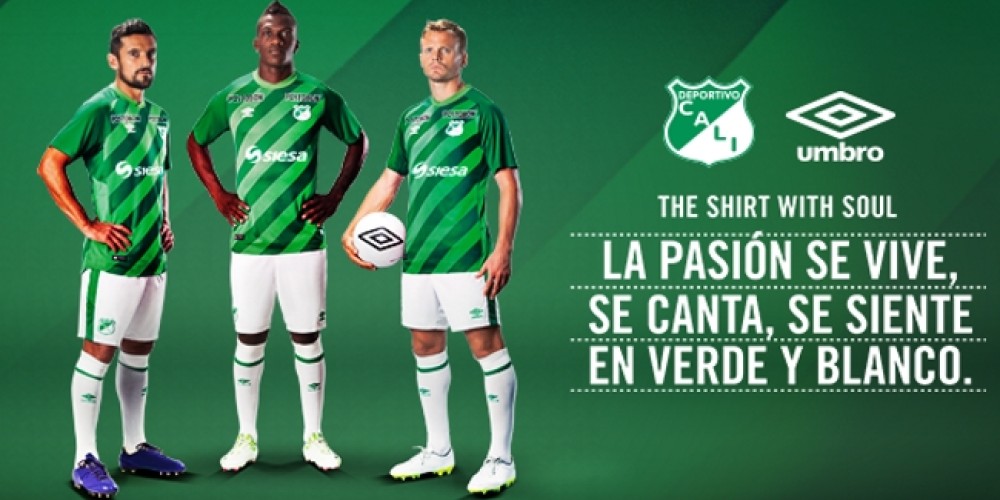 Umbro presentó la nueva camiseta de Deportivo Cali