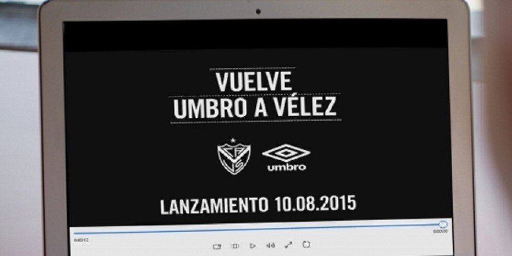 Umbro presentar&aacute; las nuevas camisetas de V&eacute;lez
