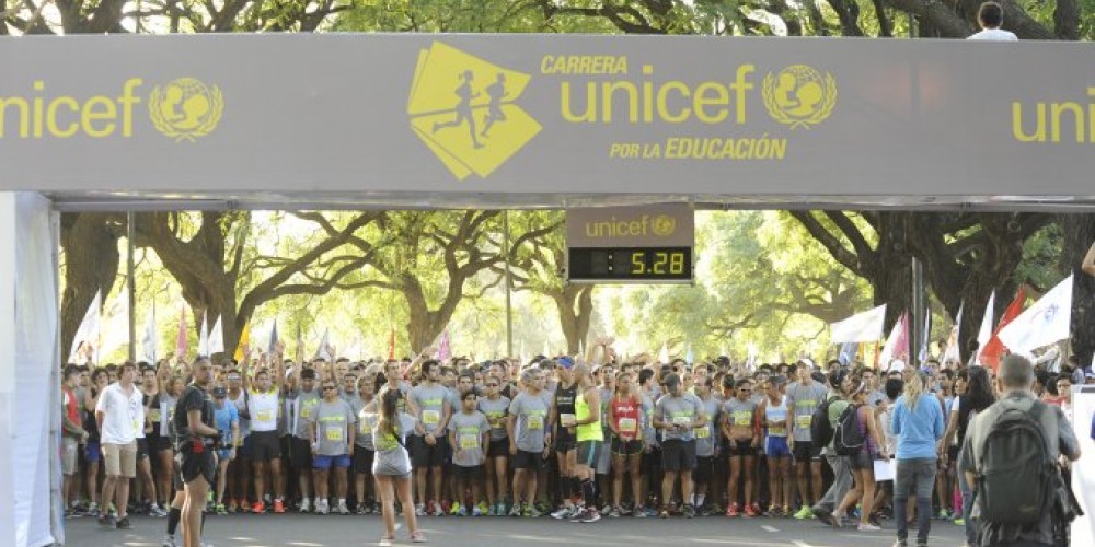 La Carrera UNICEF por la Educación reunió a 10.000 personas en los Bosques de Palermo