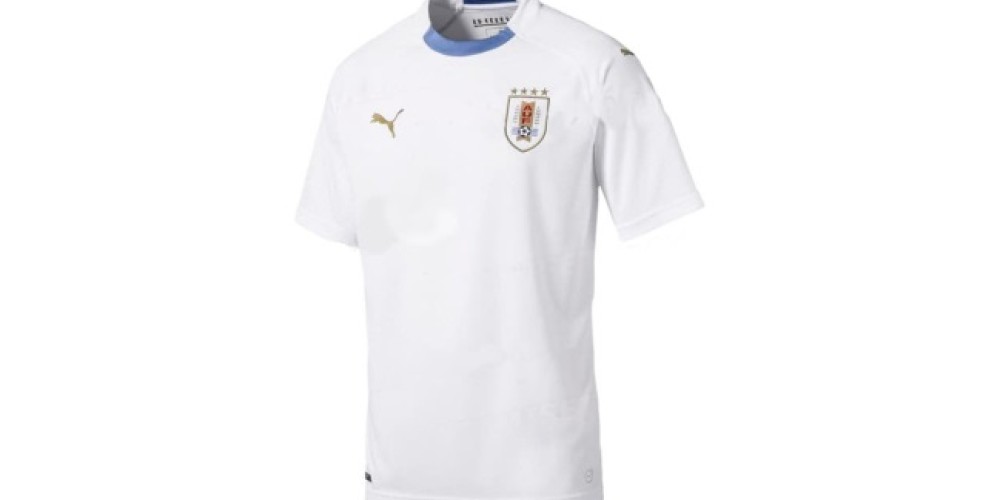 Se present&oacute; la camiseta alternativa de Uruguay para Rusia 2018