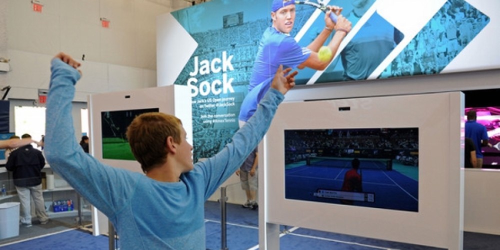 La activación de tenis en realidad virtual que ofrece el US Open