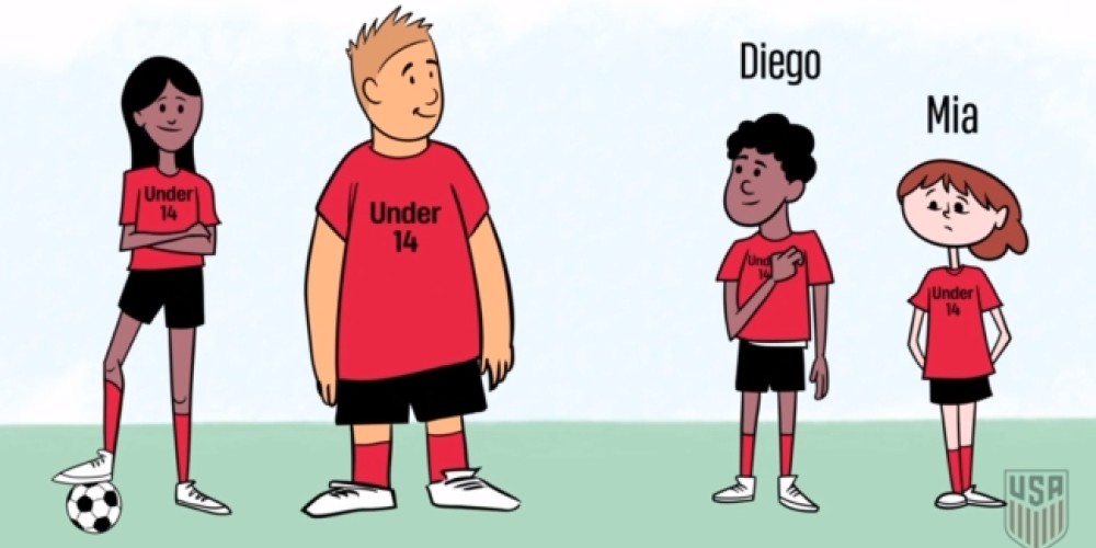 Bio-Banding: el innovador programa que lanzó Estados Unidos para evitar diferencias biológicas en el fútbol juvenil