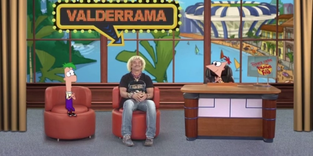 Valderrama apareci&oacute; en un dibujo animado de Disney Channel