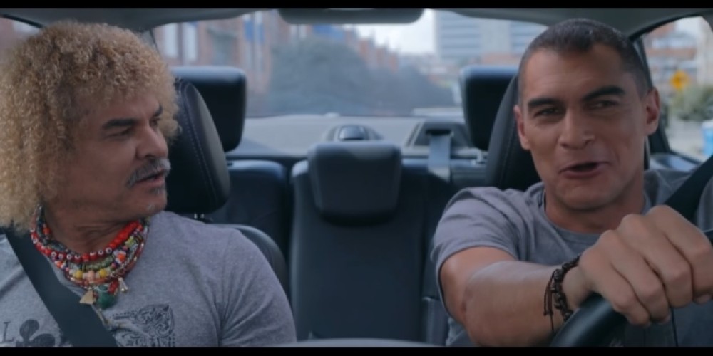 Mondragón es chofer de Valderrama en la nueva publicidad de Uber en Colombia