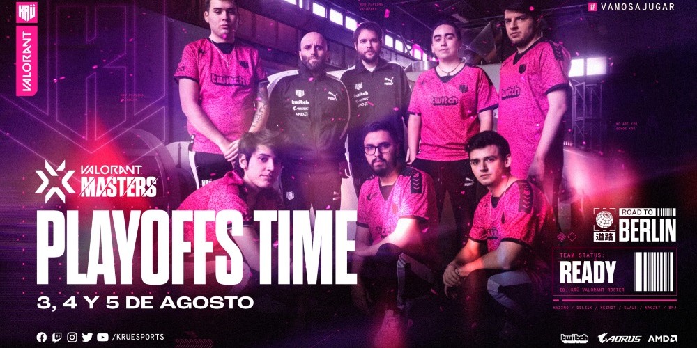 Camino a Berl&iacute;n: El equipo de VALORANT de KR&Uuml; Esports ya tiene fecha para los playoffs