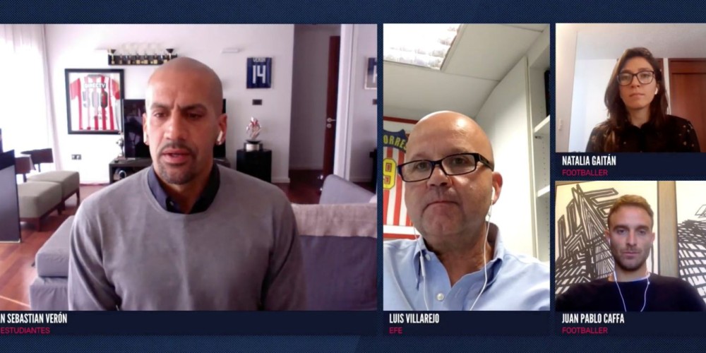 Verón en WFS Live: "Un futbolista puede ser un montón de cosas, no solo técnico"