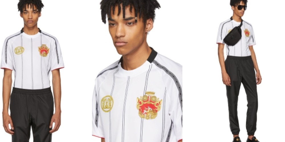 Versace lanzó su propia camiseta de fútbol de 700 dólares
