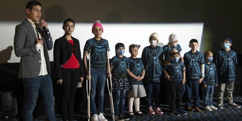 James Rodr&iacute;guez lanz&oacute; un videojuego que ayuda a los ni&ntilde;os con c&aacute;ncer