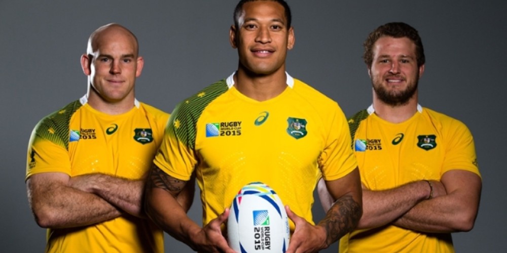 Asics present&oacute; las camisetas de los Wallabies para la RWC2015