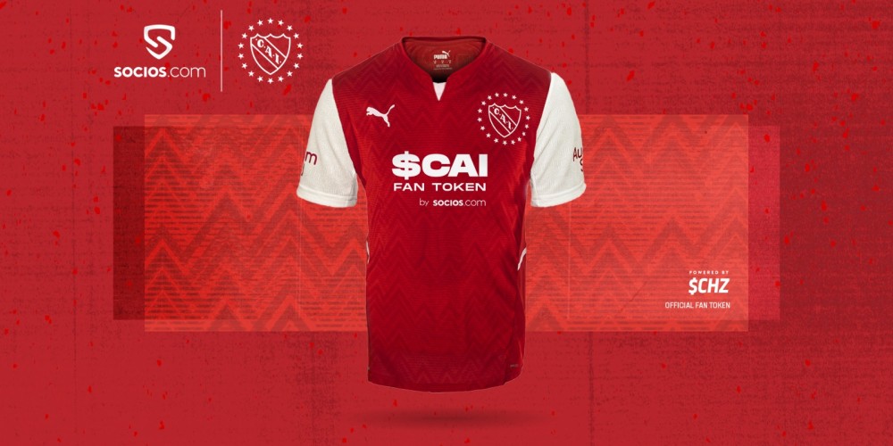 Independiente lucirá su Fan Token en el pecho de la camiseta hasta fin de año