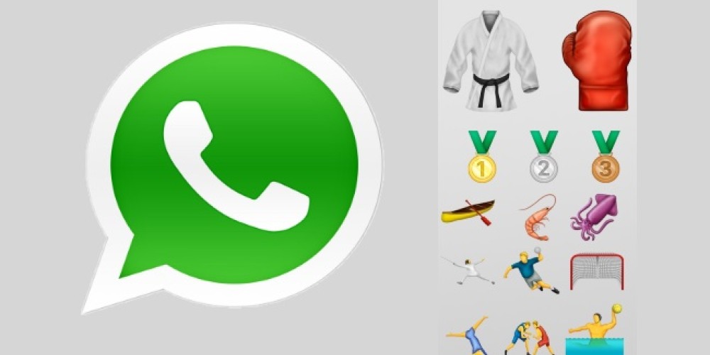 Varios deportes olímpicos llegarán a Whatsapp en los nuevos Emojis