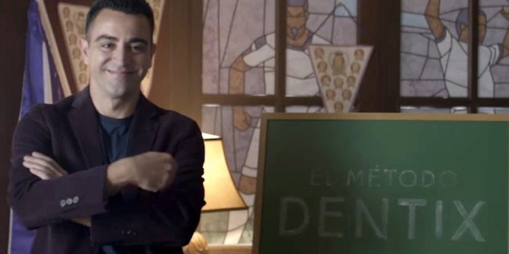 Xavi convence a los hinchas del Real Madrid en una publicidad