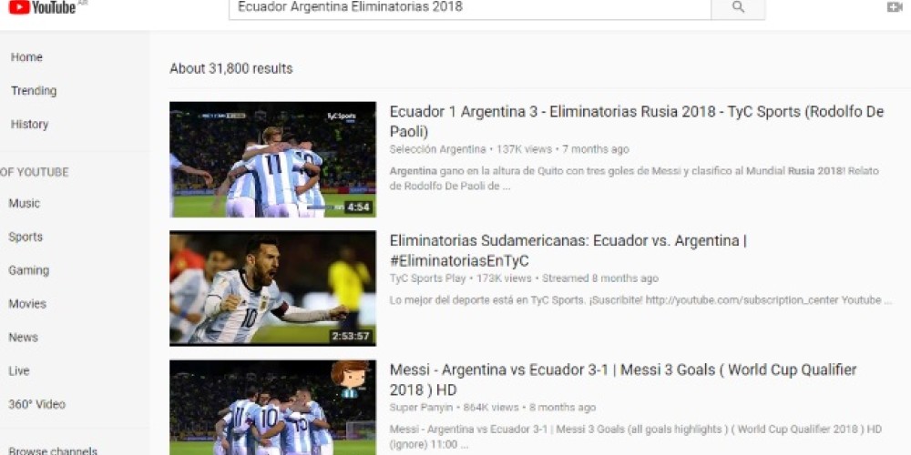 Rusia 2018: &iquest;C&oacute;mo ser&aacute; el Mundial para YouTube?